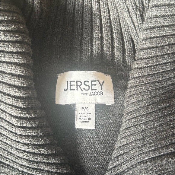 Jacob 100% Cotton Longline Button Grey Cardigan Women’s Size Small - Picture 4 of 6